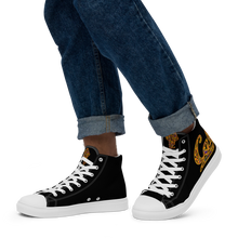 Load image into Gallery viewer, Cal Kente Men’s high top canvas shoes
