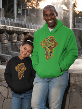 Load image into Gallery viewer, M&#39;Powered Kente Adult Unisex Hoodie
