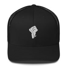 Load image into Gallery viewer, M&#39;Powered Signature Embroidered Trucker Cap
