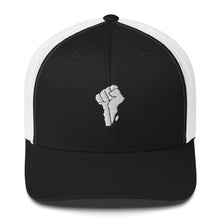 Load image into Gallery viewer, M&#39;Powered Signature Embroidered Trucker Cap
