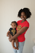 Load image into Gallery viewer, M&#39;Powered Kente Baby Jersey Short Sleeve Tee
