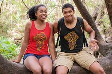 Load image into Gallery viewer, M&#39;Powered Kente Adult Unisex Tank Top
