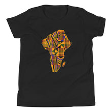 Load image into Gallery viewer, M&#39;Powered Kente Youth Short Sleeve T-Shirt
