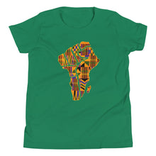 Load image into Gallery viewer, M&#39;Powered Kente Youth Short Sleeve T-Shirt
